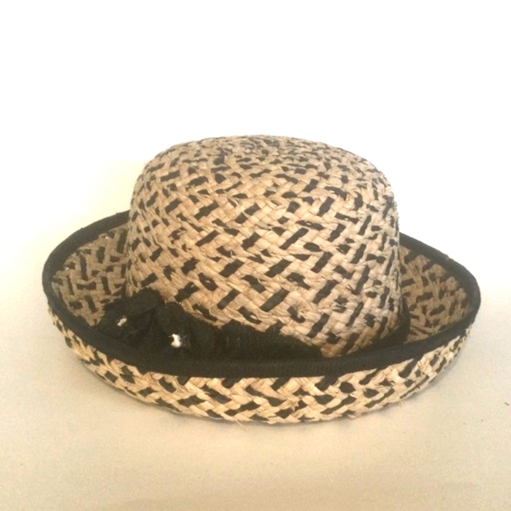 Preston & York Natural Straw Roll Brim Hat
